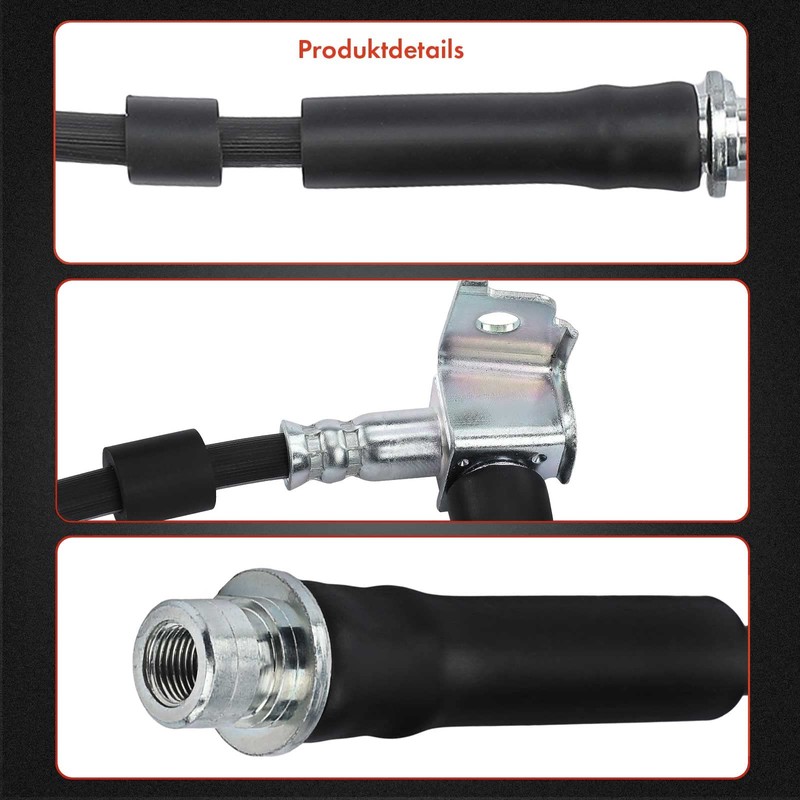 Frankberg 2 x Brake Hose Front Left Right Compatible with