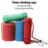10mm Climbing Rope for Adults with Double Hook Durable for
