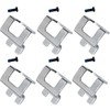 sanbaiyi 6PCS CMSTC4VT Versatrack Garage Hooks, Cordless Hang Belt Hook