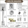 Cerradura Manija Banna TD-0925 Puerta Principal Aleación Zinc Reversible Ajustable