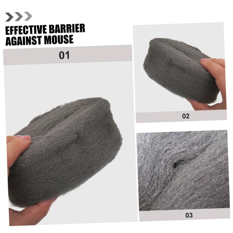 CIYODO Steel Wool Rodent Barrier Tool 5 Pack Mice Hole