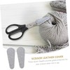 Baluue Scissors 2pcs Hairdressing Shear Covers Leather Scissor Protective Sleeves
