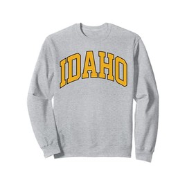 Retro Idaho Tee Vintage Idaho Gold Black Fun Idaho Throwback Sweatshirt