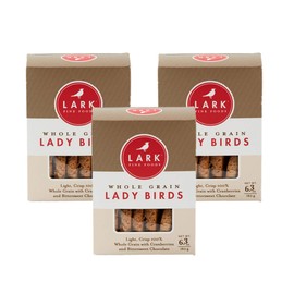 Lady Birds - Chocolate Cranberry and Whole Wheat Cookies by Lark Fine Foods - Pack of 3