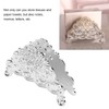 Napkin Holder European Style Metal Hollow Flower Pattern Paper Tissue
