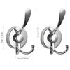 Greyoe Pack of 2 Suction Cup Hooks, Suction Cups with
