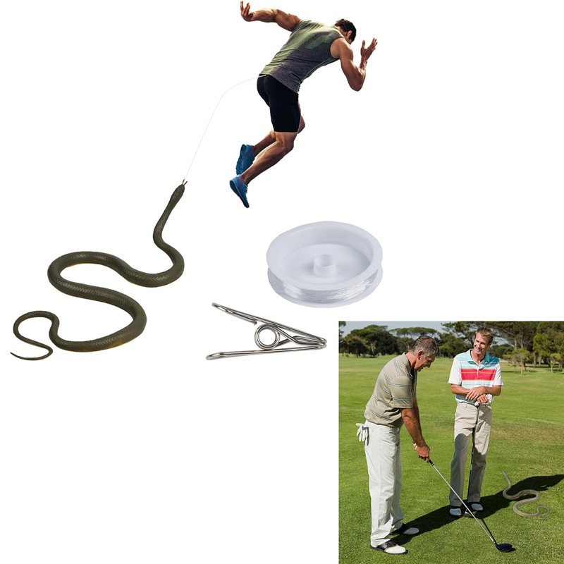 Realistic Snake Prank with String Clip,Prank Snake Toy,Snake Prank for