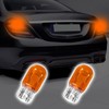 SWQS 7443 Brake Light Bulb, Automotive Amber Miniature Mini T20