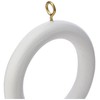 Merriway BH05768 (24 Pcs) Wooden Curtain Drapery Pole Rod Rings