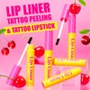 MIESCHER Peel-Off Lip Tint, Moisturizing Highly Pigmented Peel-Off Lip Makeup