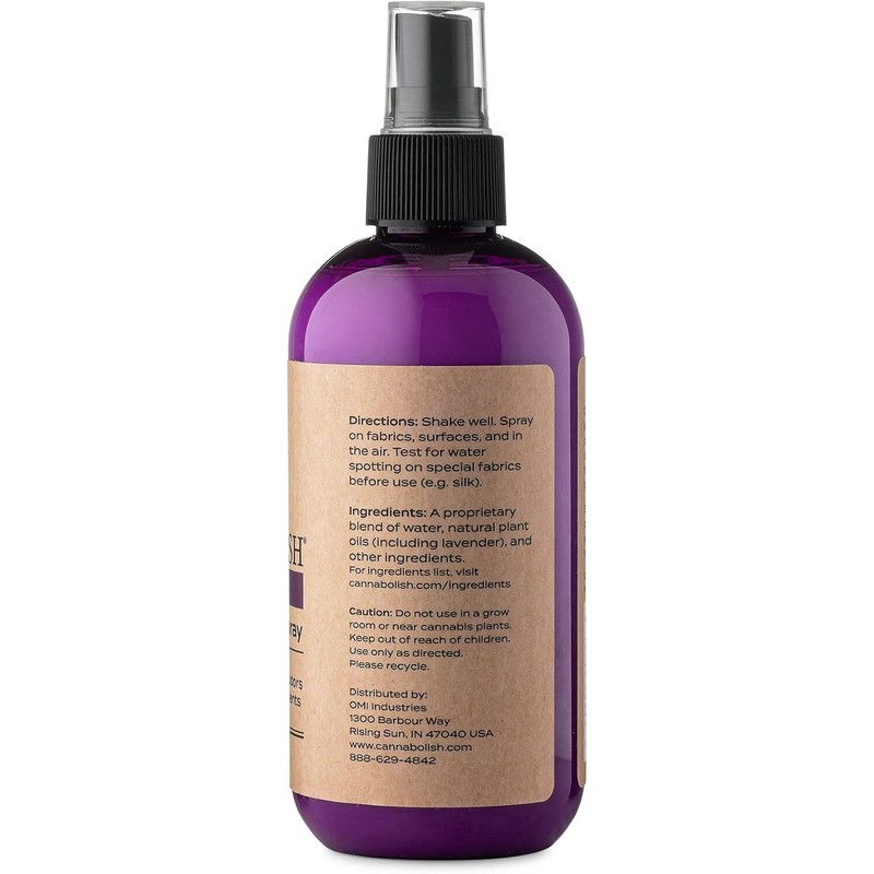 Cannabolish Lavender Smoke Odor Eliminator Spray and Air Freshener 8