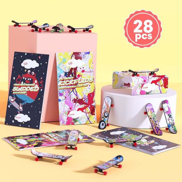 Feltom 28 Pack Valentines Day Gifts for Kids - Mini