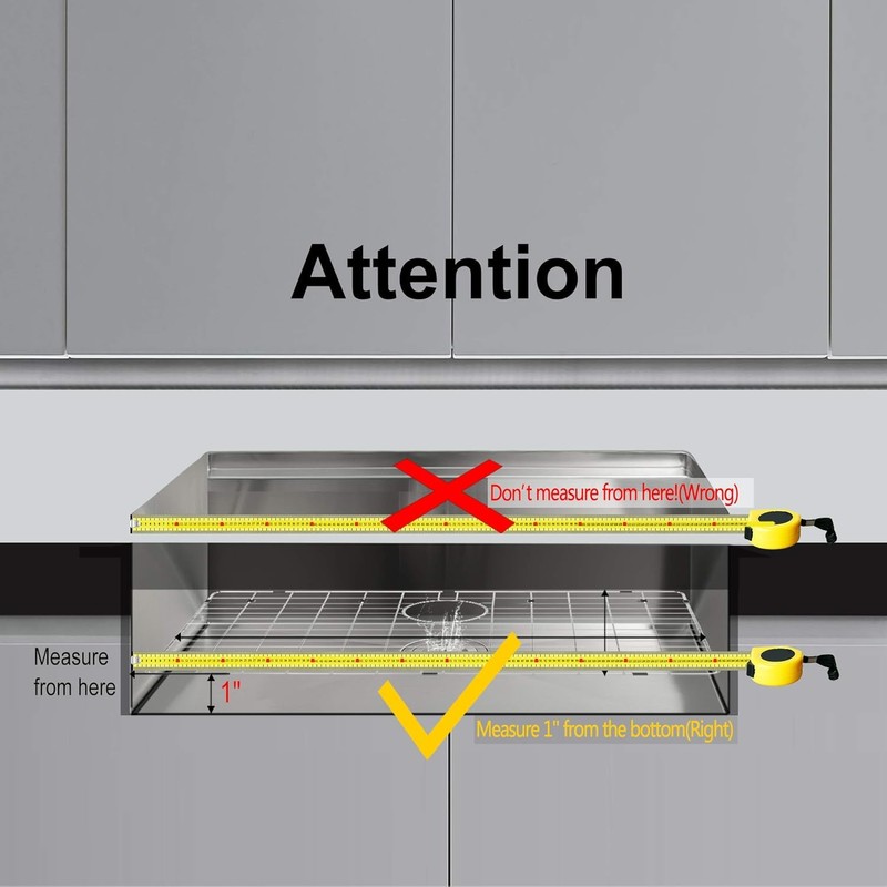 Chilinii 24" x 12" Stainless Steel Sink Protector - Large