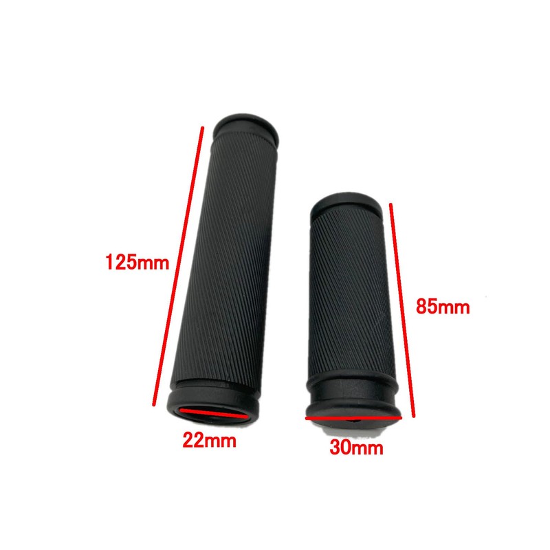 Beatus Bicycle Handle Grip, Anti-Slip, Rubber, Basic Design, General Purpose,