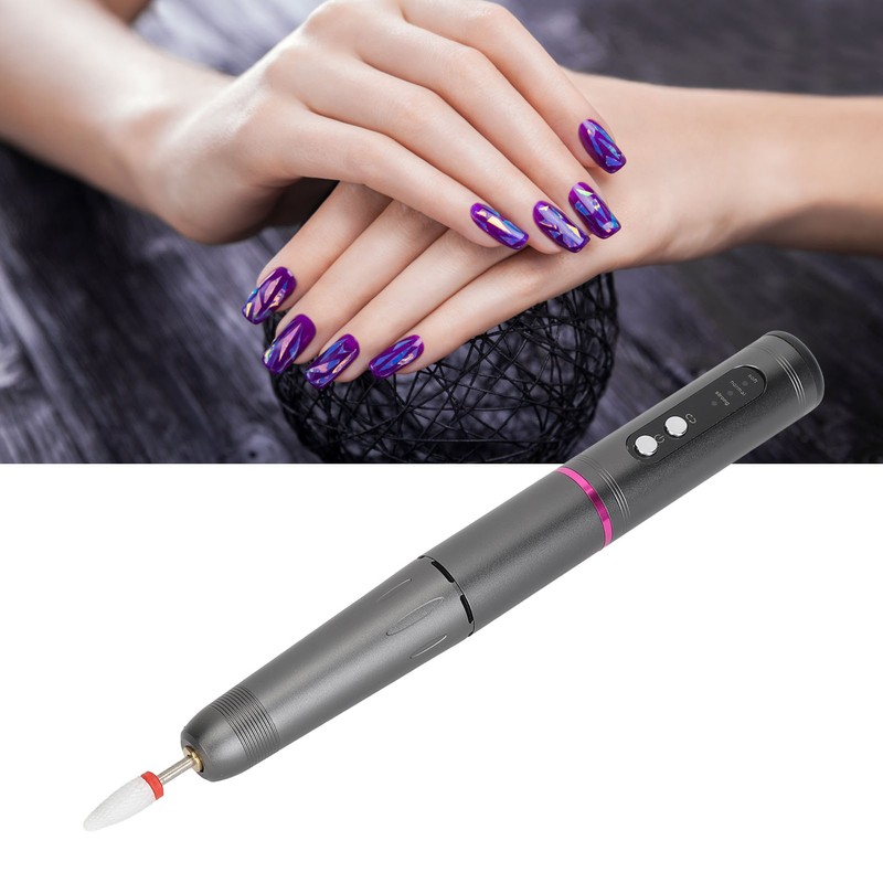 Electric Nail Drill Machine Portable 18000 Rpm Polishing Grinding Electrical