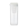 Muji MDC48A2A Horizontal Water Bottle with Strainer, White, Approx. 3.3