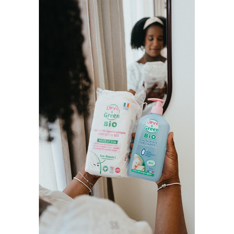 Love & Green 70 Organic Cotton Maxi Squares