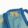 Ziggle Giraffe and Elephant Coverall Feeding Bib