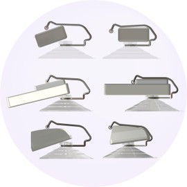 JL Safety JL Safety Indestructible Toll Pass Holder with Largest Suction Cup for EZ-Pass, I Pass, FasTrak, SunPass & SunPass Pro, Uni, NC QuickPass, EPass Xtra, 91 Express Lanes & More - Made in USA