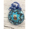 Yorkie Dog fabric quilted ornament