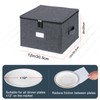 popoly China Storage Containers Hard Shell Inside 12" W x