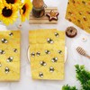 Whaline Servilletas desechables de abeja con diseño de panal de
