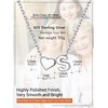 PROSILVER Mother Daughter Necklace Women's Letter S Initial Necklace Sterling
