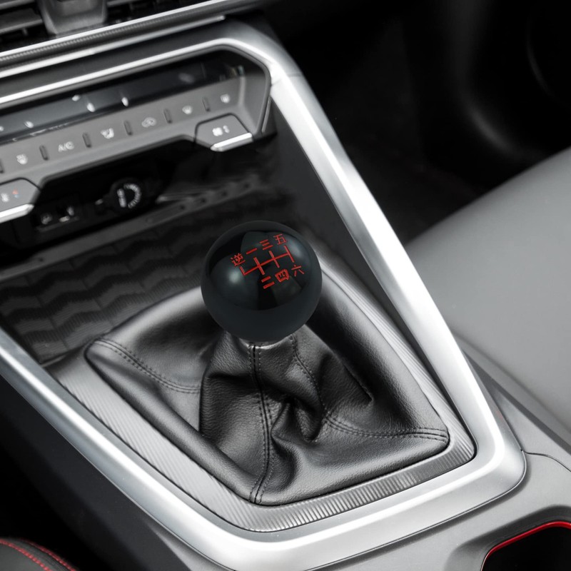 Padaodao 6 Speed Gear Stick Knob Black Lever Shifter Handle