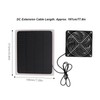10W Solar Panel Fan Kit Waterproof Cooling Ventilator for Dog