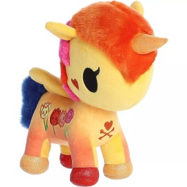 Aurora Flower Power Tulip Unicorn 7.5 Inch Plush Figure NEW IN STOCK