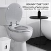 Angol Shiold Glitter Toilet Seat Molded Wood Round Toilet Seat