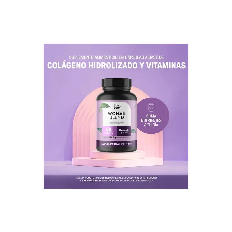 Multivitamínico Para Mujer 80 Cápsulas Sin Sabor Suplemento Alimenticio |