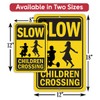 Metal Sign - Slow Children Crossing - Kids Crossing Sign