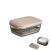 aninako Soap Case, Soap Dish with Lid, Soap Box, Solid