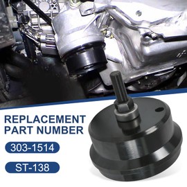 JDMSPEED 303-1514 6.7L Rear Crankshaft Seal Installer Tool Fits for 2011-2021 Ford Super Duty F250/F350/F450/F550 2016-2021 F650/F750 6.7L Power Stroke Diesel #Alt ST-138