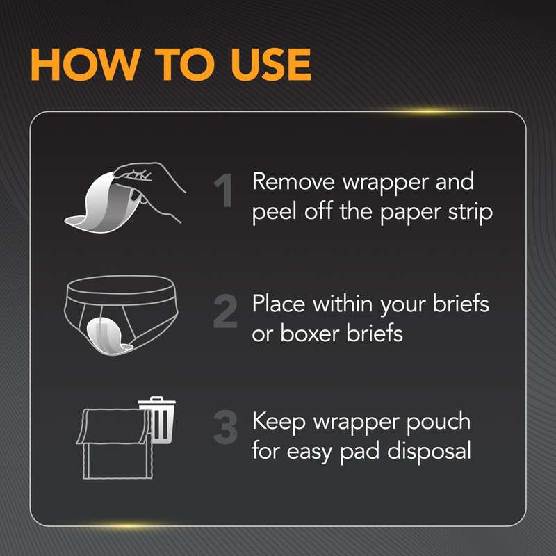 Depend Shields Incontinence Pads for Men, Light Absorbency, 58 Count