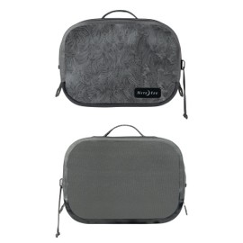 Nite Ize Runoff Waterproof Small Packing Cube, IP67 Waterproof Travel Bag, Dry Bag with Compression, Charcoal