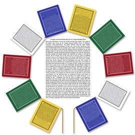 Radiant Heart Prayer Flags to Avert Nuclear War (10)