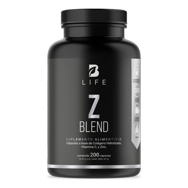 B Life Zinc Con Colágeno Y Vitamina C - 200