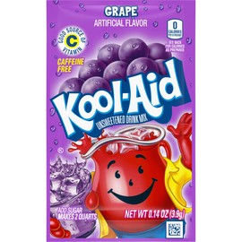 Kool-Aid Lemonade Flavored Unsweetened Caffeine Free Drink Mix, 48 Count (Pack of 2)