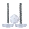 Just Accessories M8 HEADBOARD BOLTS SCREWS WITH FITTED WASHERS FIXINGS