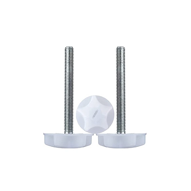 Just Accessories M8 HEADBOARD BOLTS SCREWS WITH FITTED WASHERS FIXINGS