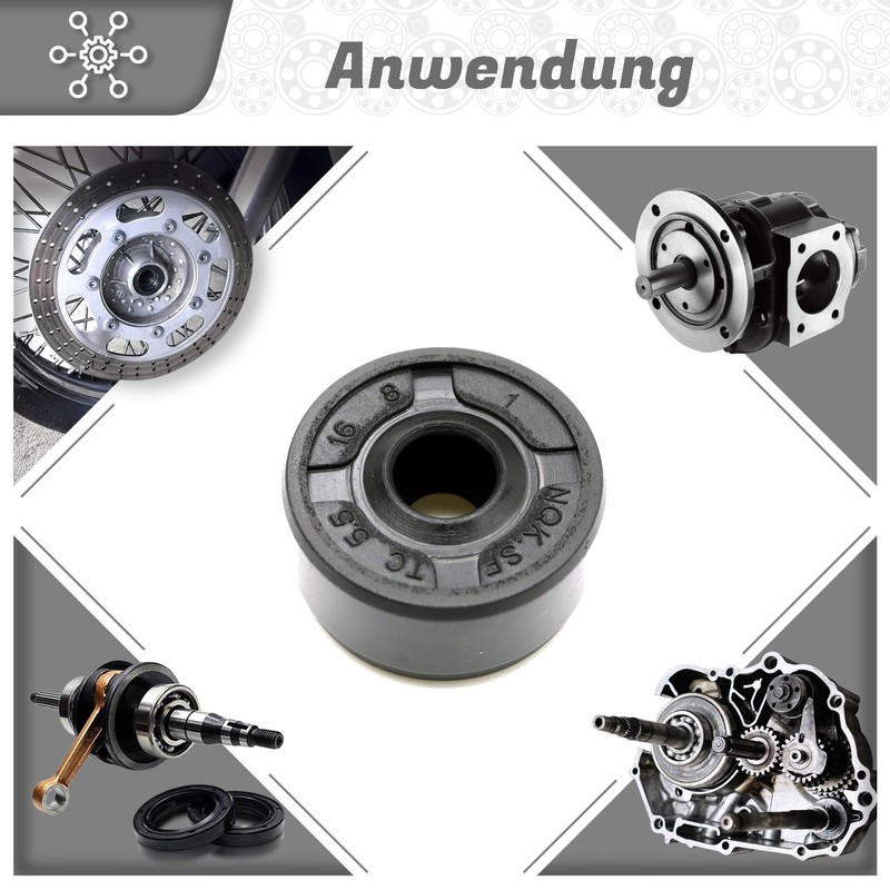 Parts and Parts Shaft Seal 5.5 x 16 x 8