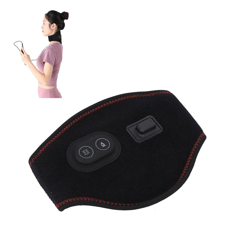 USB Heated Neck Wrap Vibration 3 Gear Temperature Control Electric