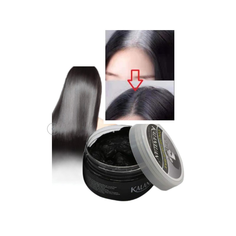 [Black] Temporary Hair Wax Gel Mud Rambut Pewarna Lilin Sementara
