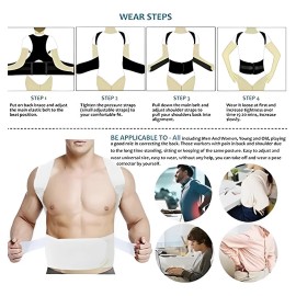 Chaleco Corrector De Postura Con Imanes Para Hombre Y Mujer -