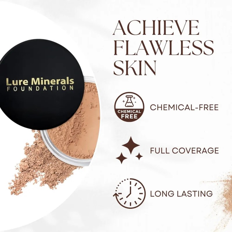 Base De Maquillaje Mineral En Polvo Pure Minerals, 8 G
