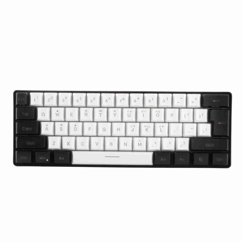Gaming Keyboard USB 61 Keys RGB Backlit Ergonomic Contrast Color