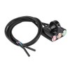 Qiilu Handlebar Switch 22 mm Motorcycle Handlebar Switch Headlight Hazard