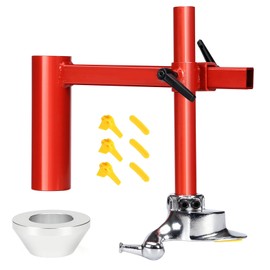 Atesilor Upgraded Manual Tire Changer Duck Head Kit with Centering Cone, Cast Steel Duck Head Tire Removal and Mounting Tool Fits Most Car Tires Changing